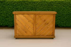 4ft rustic satellite bar